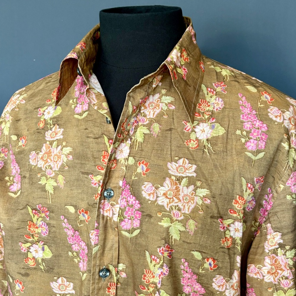 PS Paul Smith Floral Shirt - 100% Cotton | Sz Medium | Gonzalo Comella Barcelona